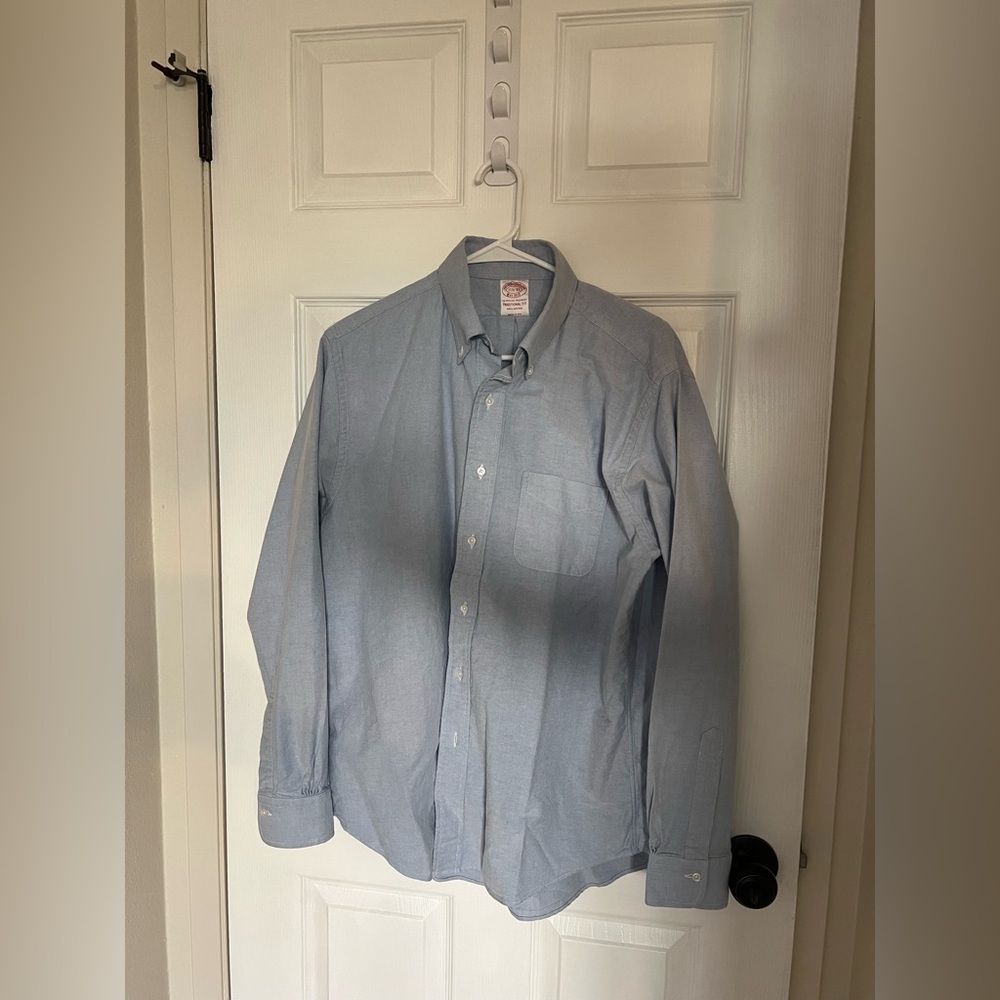 Brooks Brothers Made in USA Button Down Dress Shirt